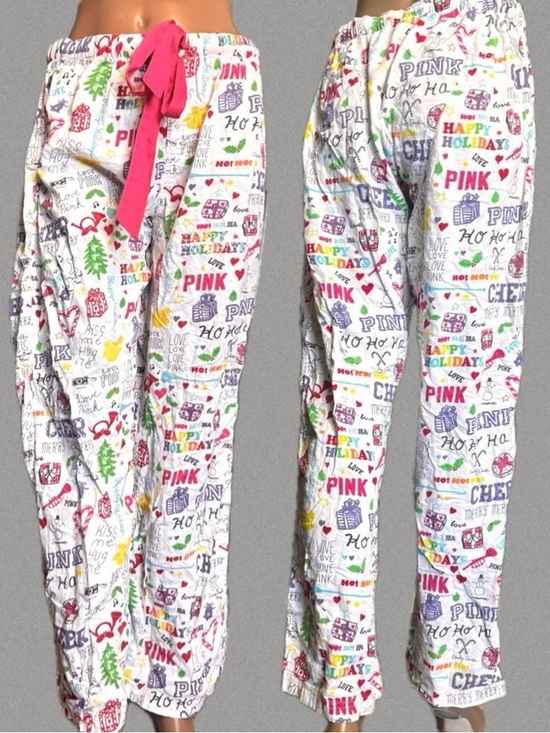 PINK Victoria's Secret Other - PINK Victoria’s Secret, Y2K holiday colorful, PJ pants